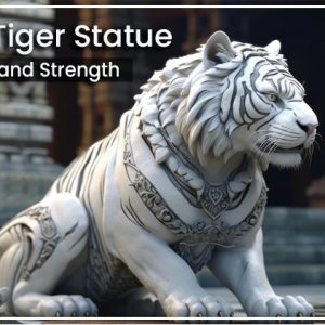 White Tiger Statue: Protection and Strength