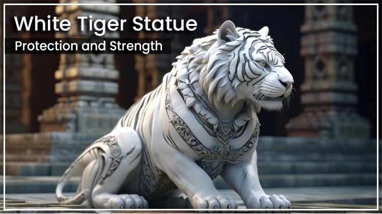 White Tiger Statue: Protection and Strength